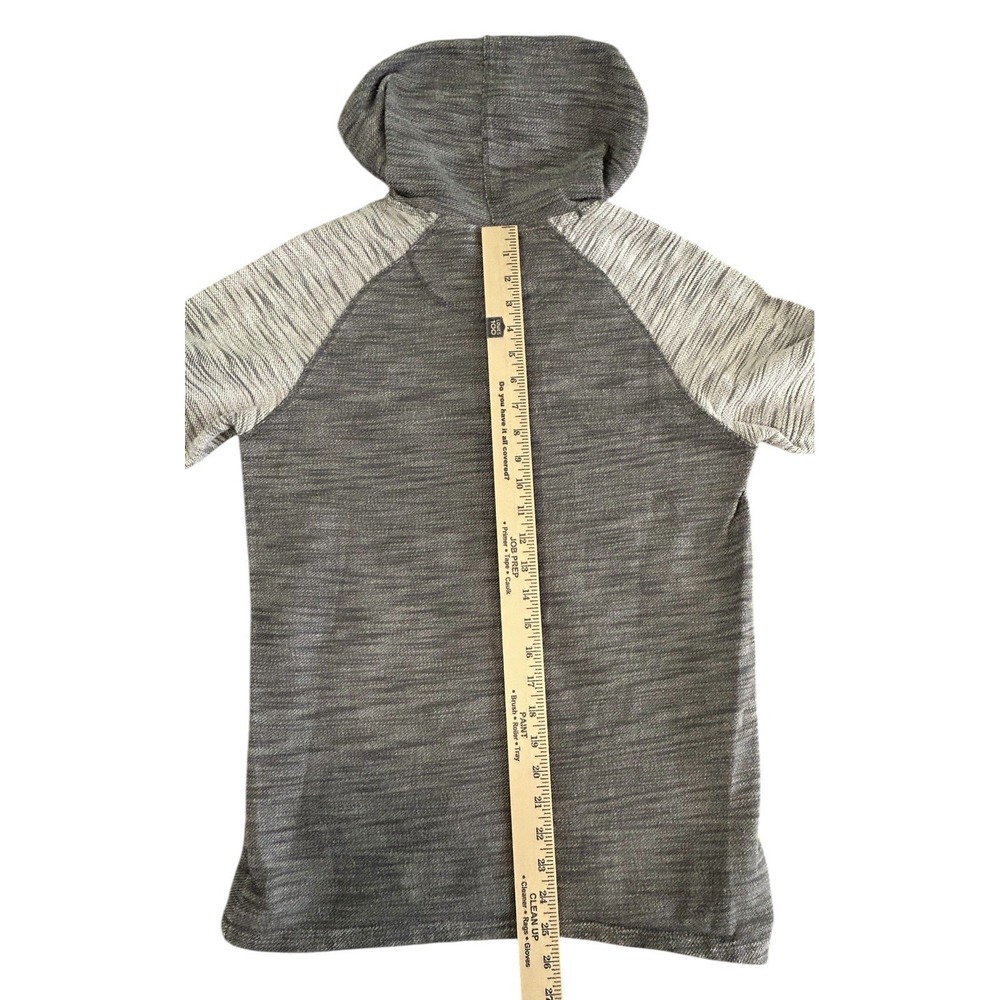 Free Planet L/S Medium Weight Pullover Kangaroo Pocket Hoodie Womens Size M Gray - Picture 11 of 11
